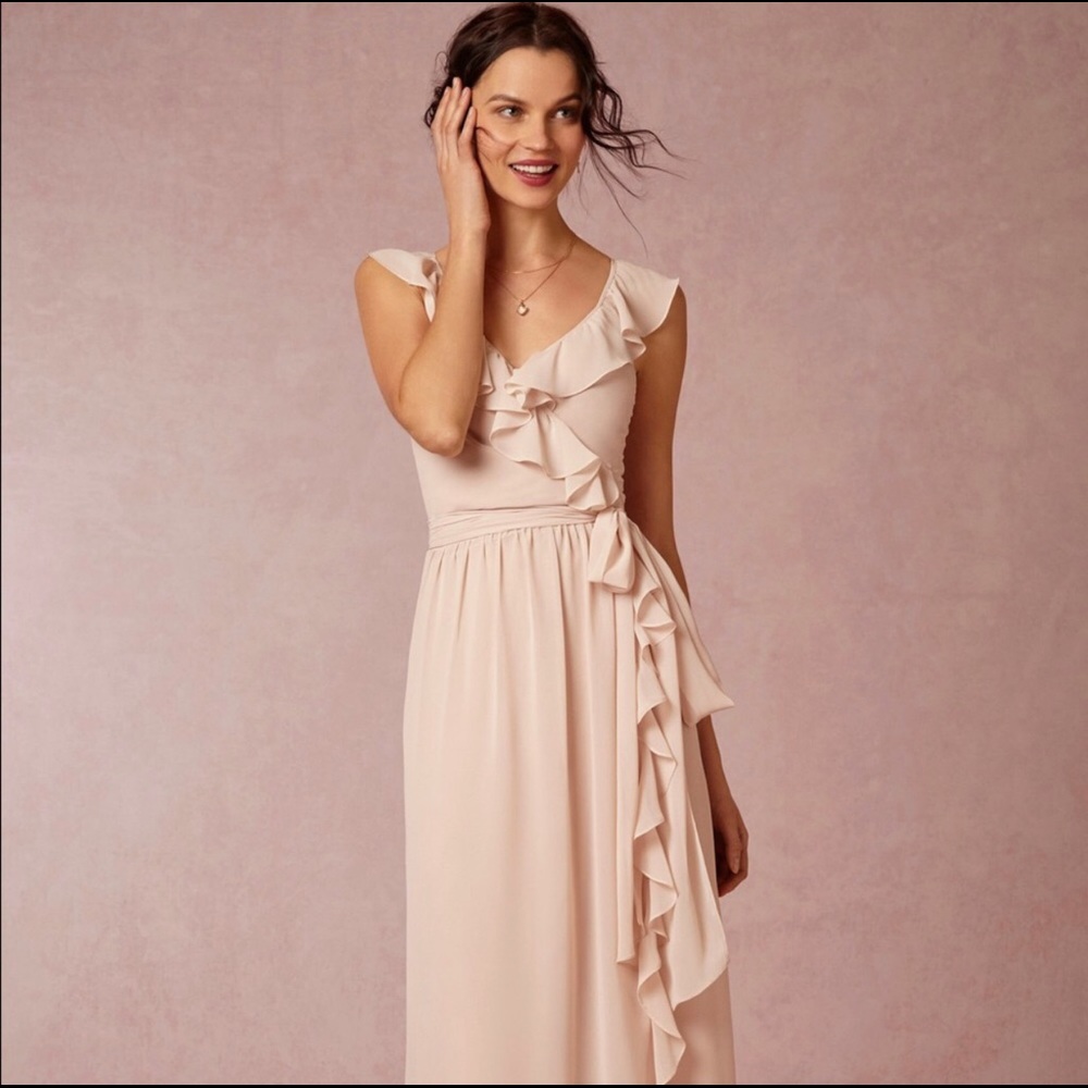Joanna August Lacey Long Gown in Tiny Dancer